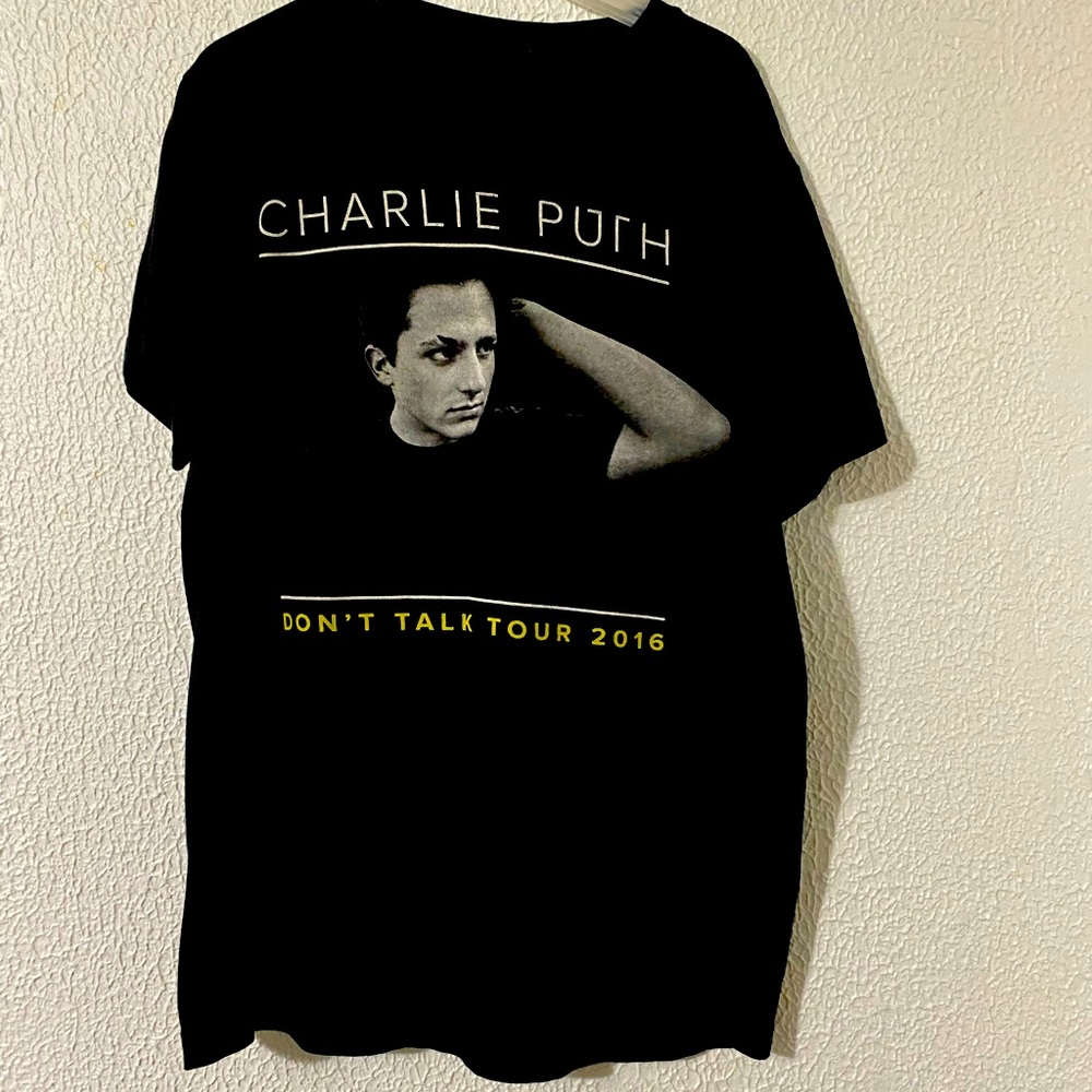 Charlie Puth Don’t talk Tour 2016 - 100% cotton pre shrunk unisex